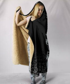 Viking Style Hooded Blanket, Floki