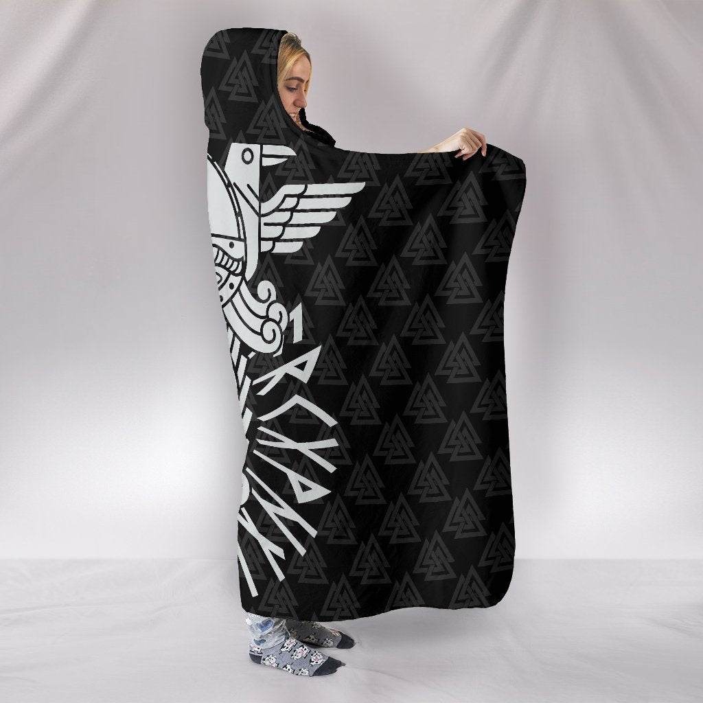Viking Style Hooded Blanket, God Wotan