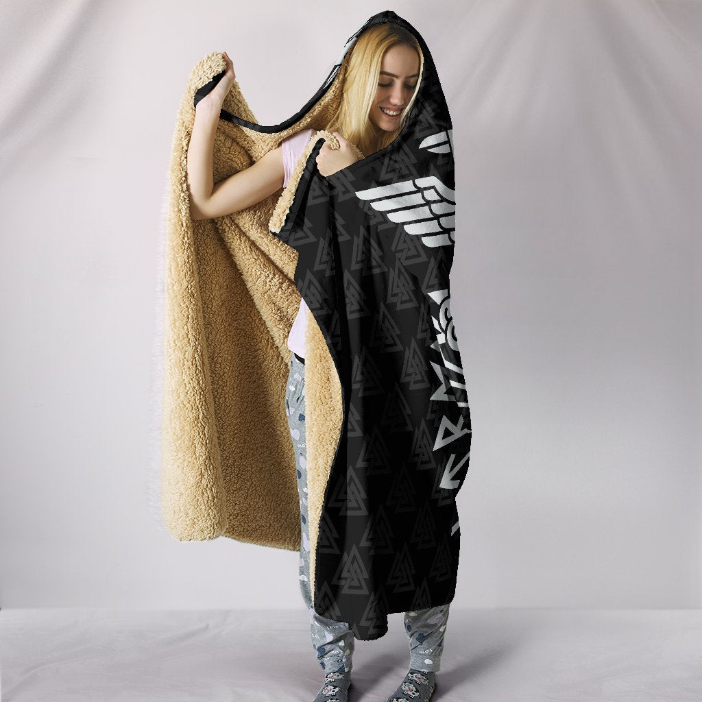 Viking Style Hooded Blanket, God Wotan