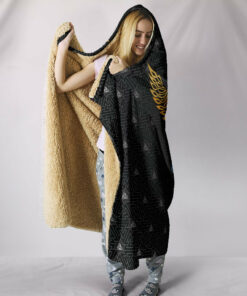 Viking Style Hooded Blanket Odin, God in Viking Stylege
