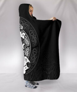 Viking Style Hooded Blanket, See You In Valhalla