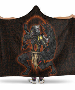 Viking Style Hooded Blanket Skollnd HatirtStation