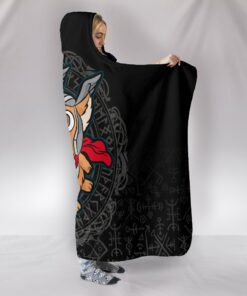 Viking Style Hooded Blanket, Thorgi