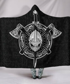 Viking Style Hooded Blanket Viking Style Helmet