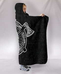 Viking Style Hooded Blanket Viking Style Helmet