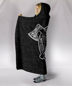Viking Style Hooded Blanket Viking Style Helmet