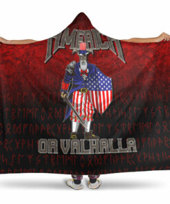 Viking Valhalla Hooded Blanket