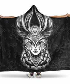 Viking Valkyrie Hooded Blanket