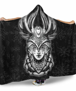 Viking Valkyrie Hooded Blanket