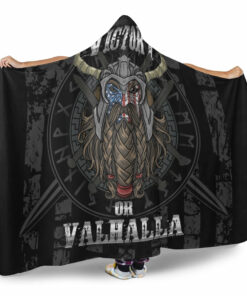 Viking Victory or Valhalla Hooded Blanket
