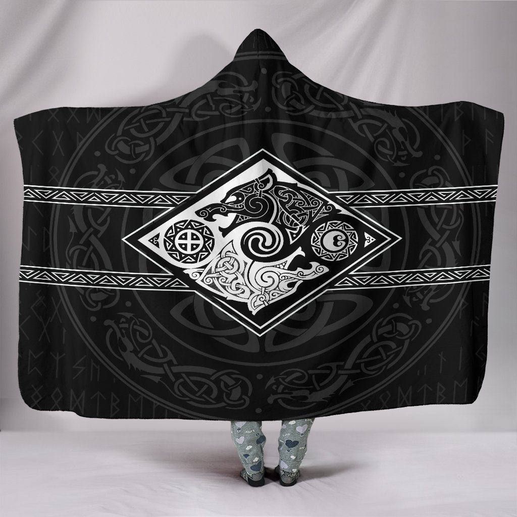 Vikings Hooded Blanket The Wolves , Skollnd Hati