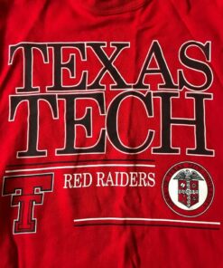 Vintage 1980's Texas Tech Red Raiders crewneck sweatshirtm Vintage 90s Texas Tech Red Raiders Shirt, T-shirt, Hoodie