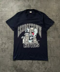 Vintage 1980s Georgetown Hoyas Single Stitch Shirt