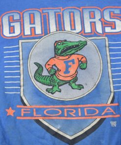 Vintage 1980s University Of Florida Gators NCAA Sweatshirt 80s UF Crewneck Sweatshirt Hoodie T Shirt Full Size Reprinted