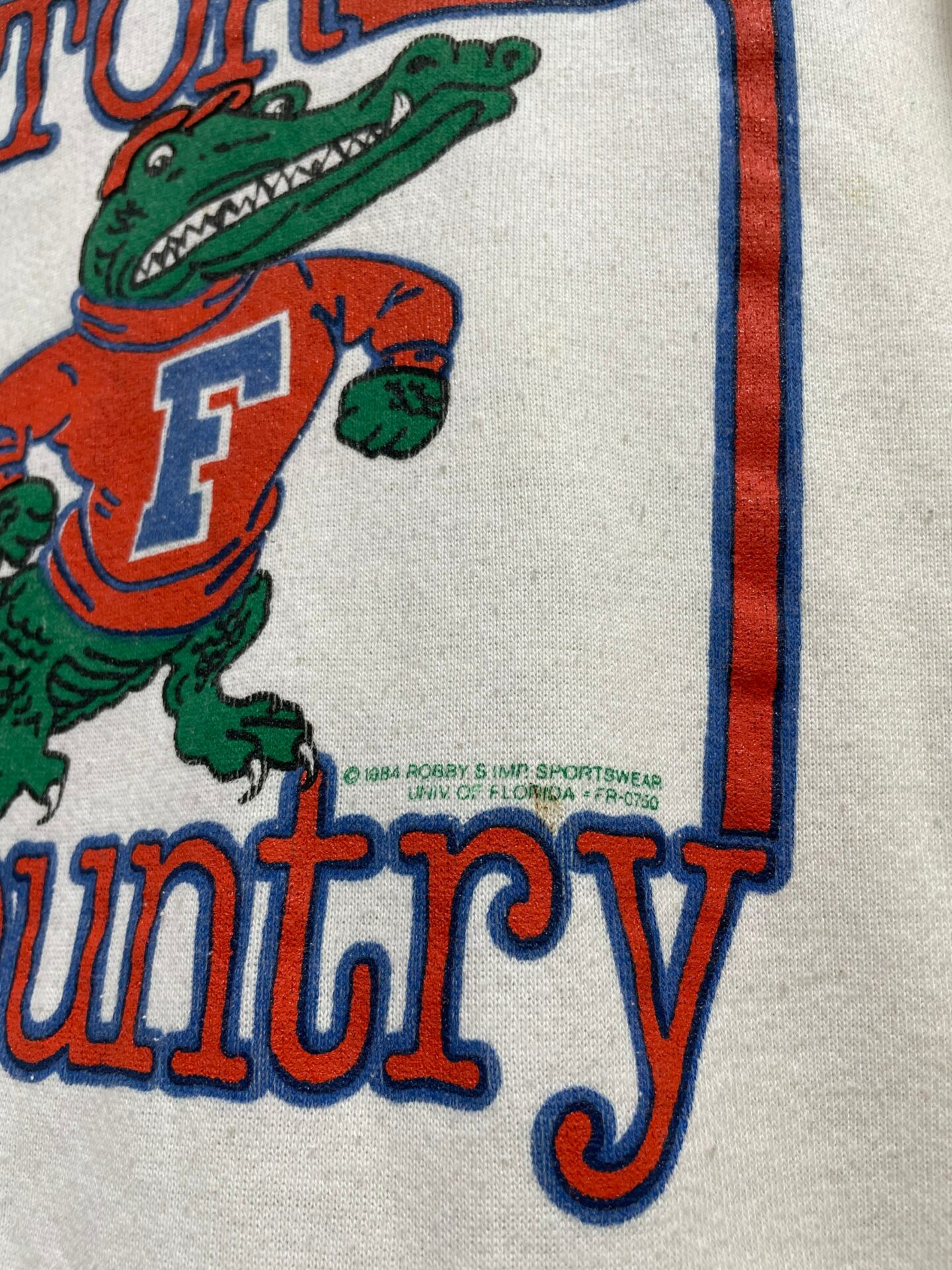 Vintage 1984 UF Gators Country Crewneck Sweatshirt Hoodie T Shirt Reprinted