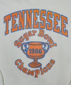 Vintage 1986 University-of-Tennessee Sugar Bowl Champ Crewneck Sweatshirt Reprinted