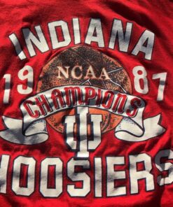 Vintage 1987 University of Indiana Hoosiers NCAA National Champions T-shirt, Indiana Hoosiers Shirt, Vintage 90s Shirt, Gift For Her
