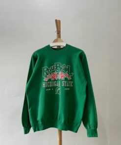 Vintage 1988 Michigan State Rose Bowl Football Crewneck Sweatshirt, Vintage 80s Michigan State Shirt, Gift For Her, Gift For Him