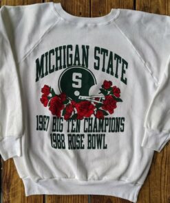 Vintage 1988 Michigan State Rose Bowl sweatshirt, Vintage 90s Shirt, Michigan State Sweater, Michigan State Sweatshirt, Gift For her