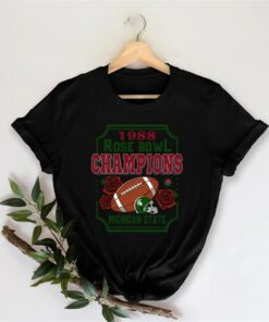 Vintage 1988 Rose Bowl Champions Michigan State Spartans Crewneck Sweatshirt, Vintage Shirt Hoodie