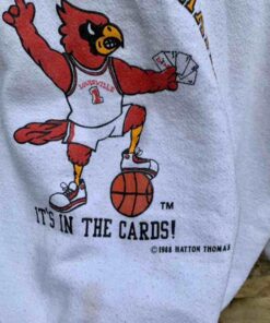 Vintage 1989 Louisville Cardinals Basketball Championship Crewneck