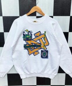Vintage 1989 University Notre Dame Fighting Irish Sweatshirt, Vintage 90s Shirt, T-shirt, Hoodie