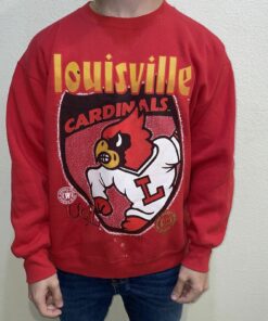 Vintage 1990’S Winning Image Louisville University Cardinals Red Sweatshirt