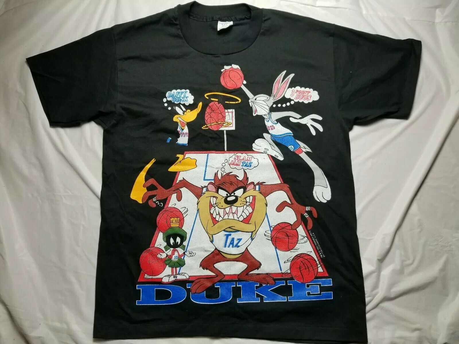 Vintage 1990s Duke College Martian Jordan Looney Tunes Space Jam