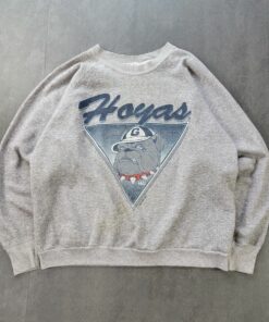 Vintage 1990s Georgetown Hoyas Grey Crewneck Sweatshirt