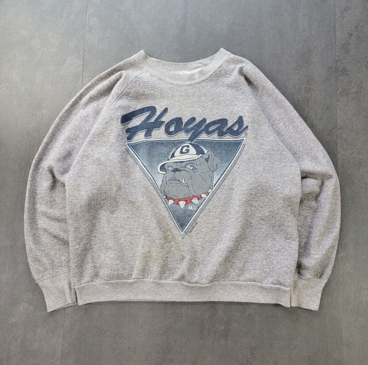 Vintage 1990s Georgetown Hoyas Grey Crewneck Sweatshirt