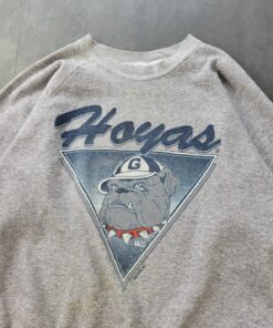 Vintage 1990s Georgetown Hoyas Grey Crewneck Sweatshirt