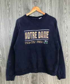 Vintage 1990s NOTRE DAME Distressed Sweatshirt