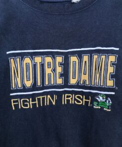 Vintage 1990s NOTRE DAME Distressed Sweatshirt