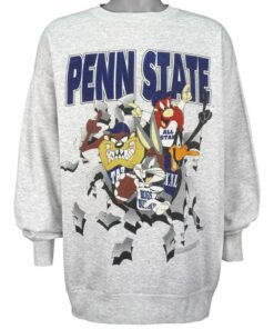 Vintage 1990's Penn State with Looney Tunes Stars Crewneck Sweatshirt, Vintage 90s Shirt, Gift For Her, Gift For Him