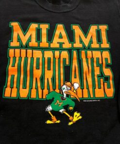 Vintage 1992 University of Miami Hurricanes Sweatshirt, Vintage Shirt, T shirt, Hoodie