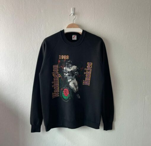 Vintage 1992 Washington Huskies Rose Bowl Tournament Crewneck Sweatshirt, Vintage Shirt, Hoodie