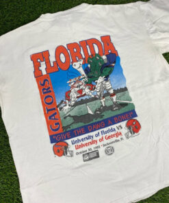 Vintage 1993 Florida Gators Georgia Ticket Give The Dawg A Bone T Shirt Sweatshirt Hoodie