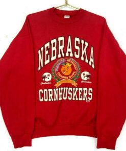 Vintage 1993 Nebraska Cornhuskers Orange Bowl Crewneck Sweatshirt, Vintage Shirt, Hoodie