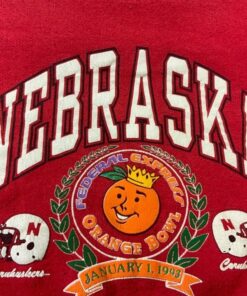Vintage 1993 Nebraska Cornhuskers Orange Bowl Crewneck Sweatshirt, Vintage Shirt, Hoodie