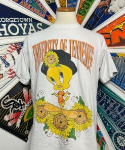 Vintage 1993 Tennessee Vols Looney Tunes Tweety Crewneck T Shirt Sweatshirt