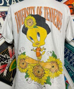 Vintage 1993 Tennessee Vols Looney Tunes Tweety Crewneck T Shirt Sweatshirt