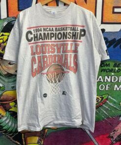Vintage 1994 90s NCAA Louisville Cardinals T Shirt University Football Fan Shirt Gifts for NCAA Fans