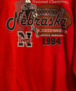 Vintage 1994 Nebraska Cornhuskers Huskers National Champions 90’S Galt Sand Crewneck Sweatshirt Men
