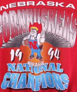 Vintage 1994 Nebraska Cornhuskers University Of Sweatshirt, Vintage Shirt, T Shirt, Hoodie