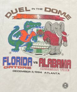Vintage 1994 SEC Championship T Shirt Tee Made Usa Size Xtra Large XL Florida Gators Alabama Crimson Tide NCAA College Football 1990s 90s