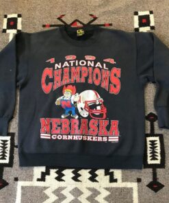 Vintage 1994 University Of Nebraska Huskers National Champs Sweatshirt, Nebraska NCAA Football Championship Sweatshirt, Nebraska T-Shirt