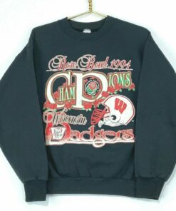 Vintage 1994 University Of Wisconsin Rose Bowl Sweatshirt, Vintage Shirt, T shirt, Hoodie