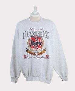 Vintage 1995 Champions Nebraska Huskers Sweatshirt, Nebraska University, Nebraska Huskers Sweater, Huskers Crewneck, Huskers Hoodie