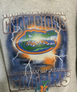 Vintage 1996 Florida Gators National Champions Crewneck Sweatshirt Hoodie Full Size