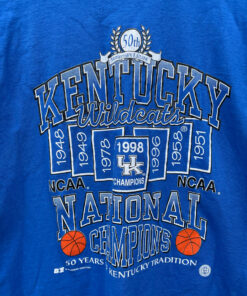 Vintage 1996 University of Kentucky Wildcats National Champions Graphic Shirt